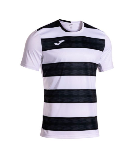 Camiseta Joma Europa VI Blanco Negro Hombre