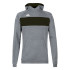 Sudadera Kappa Daccio Hombre Gris Melange/Negro