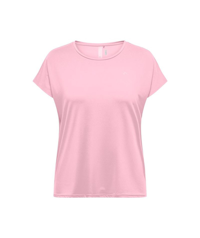 Camiseta Only Onpaubree Life Ss Bat Loose Cur...