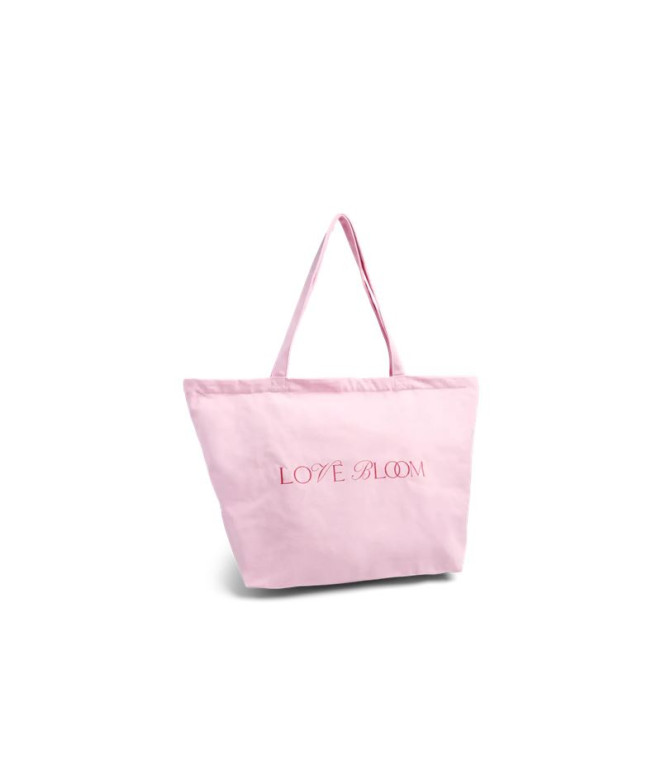 Bolsa Pieces Pcsina Canvas Shopper Pink-A-Boo...