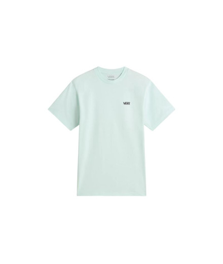 Camiseta Vans Left Chest Logo Em Hint Of Mint Mujer