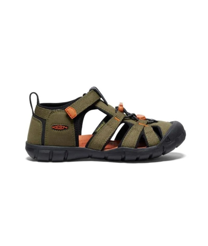 Sandalias Keen Seacamp II Cnx Infantil Verde Oliva