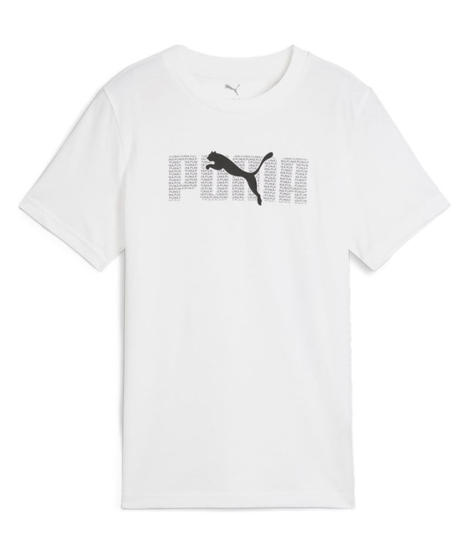 Camiseta Puma Essentials Logo Lab Tee B, Blanco...