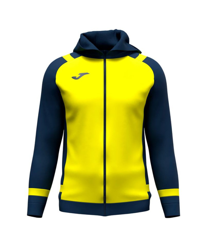 Chaqueta Joma Lider Amarillo Flúor Dark Navy Niño