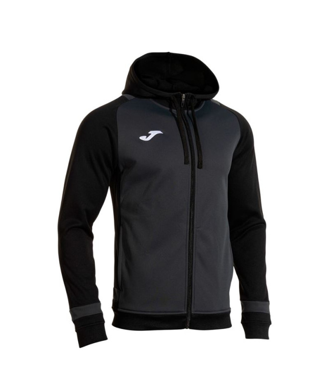 Chaqueta Joma Lider Antracita Negro Niño