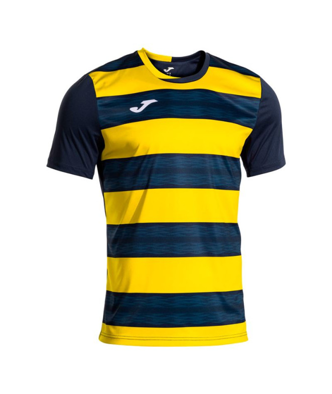 Camiseta Joma Tiger VII Amarillo Dark Navy Niño