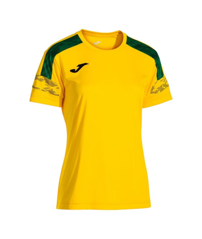 Camiseta Joma Championship Viii Amarillo Verde...