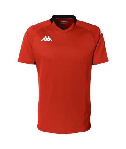 Camiseta Rugby Kappa Bemi Hombre Red/Black