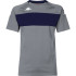 Camiseta Kappa Diago Hombre Gris Melange/Azul