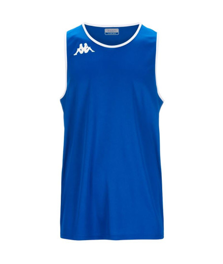 Camiseta Baloncesto Kappa Danco Hombre Blue Sapphire/White