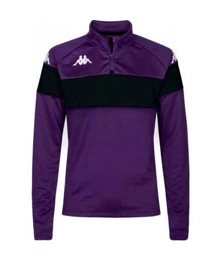 Sudadera Fitness Kappa Dovare Hombre Violet/Black