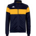 Sudadera Fitness Kappa Dacone Hombre Azul Marino/Amarillo Chrome