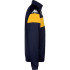 Sudadera Fitness Kappa Dacone Hombre Azul Marino/Amarillo Chrome