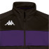 Sudadera Fitness Kappa Dacone Hombre Negro/Violeta
