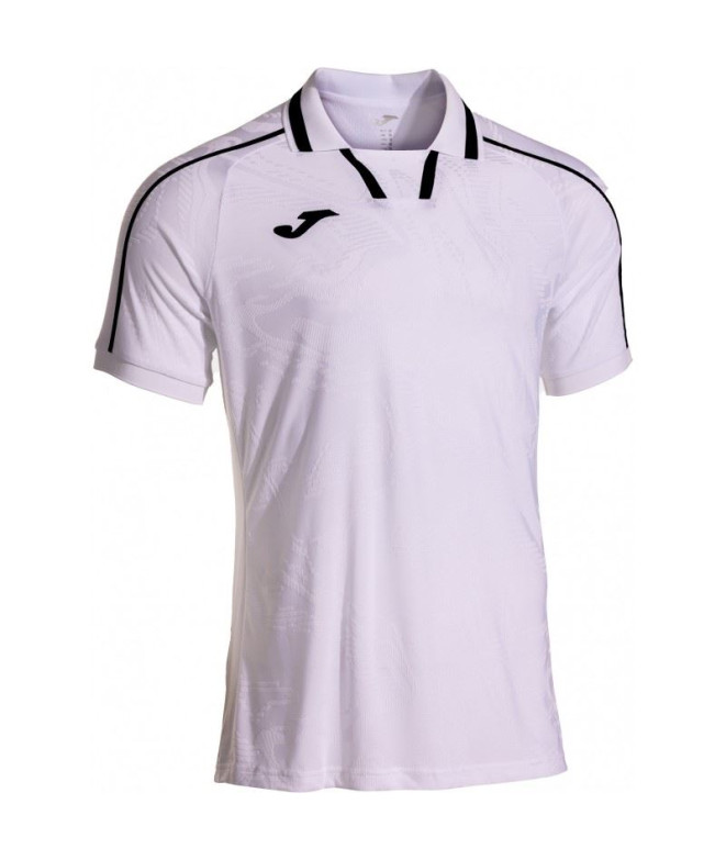 Camiseta Joma Fit One Blanco Negro Hombre