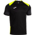 Camiseta Joma Danubio Hombre Negro/Amarillo Fluor