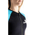 Mono pieza Cressi Tiburon Shorty 2Mm  Mujer Negro-Aguamarina