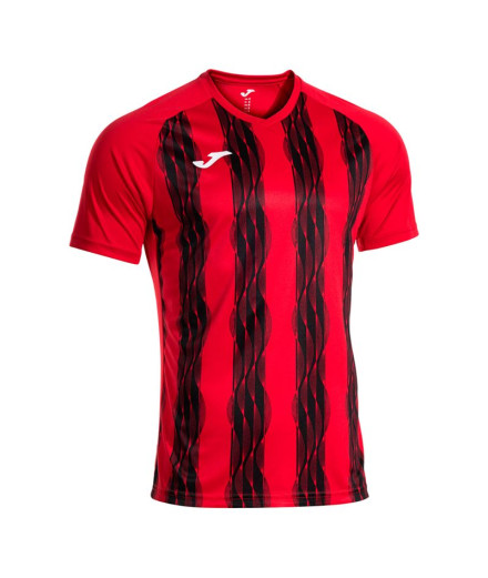 Camiseta Joma Inter V Rojo Negro Niño