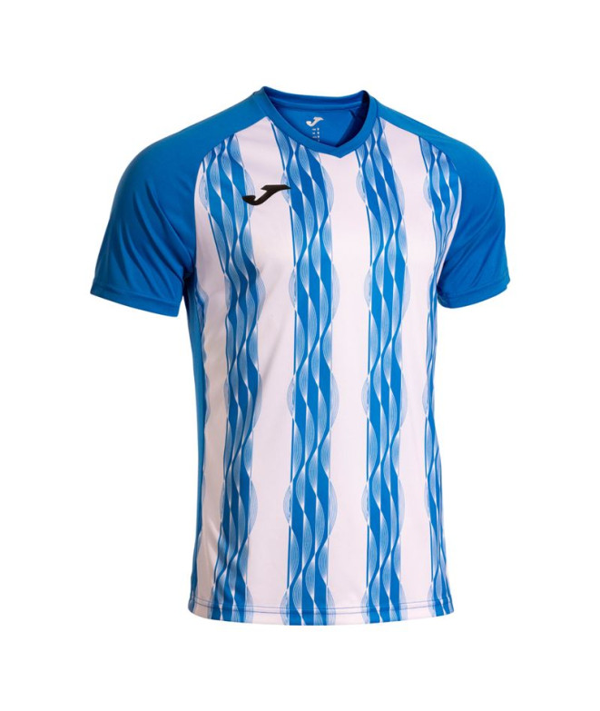 Camiseta Joma Inter V Royal Blanco Niño