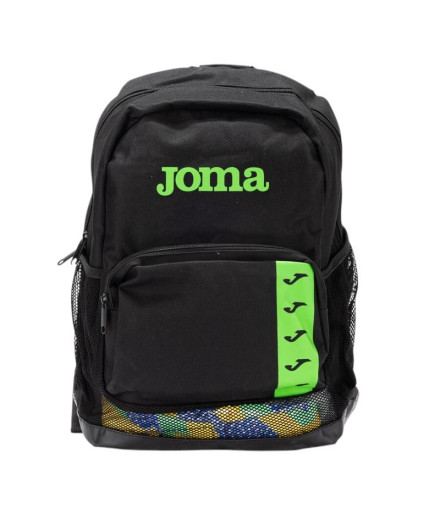 Mochila Joma Splash Negro Verde Flúor