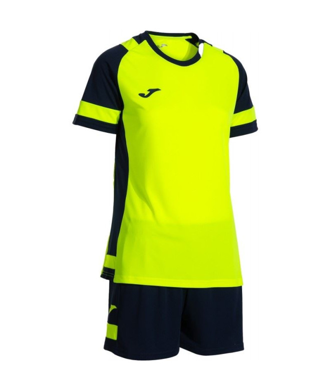 Conjunto de Fútbol Joma Lider Mujer Amarillo...
