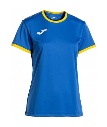 Camiseta Joma Combi Premium Mujer Royal/Amarillo