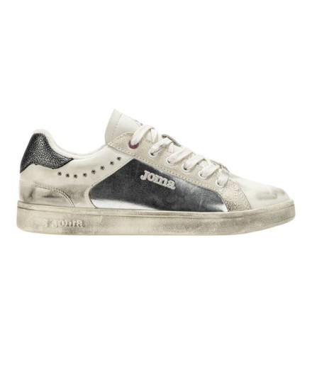 Zapatillas Joma C.Calpe Lady 2522 Blanco Plata Mujer