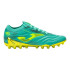 Botas De Fútbol Joma Powerful Cup 2527 Turquesa Artificial Grass Niño