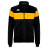 Sudadera Fitness Kappa Dacone Hombre Black/Yellow Chrome