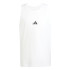 Camiseta adidas SL Tank Hombre Blanco/Negro