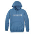 Sudadera Carhartt Signature Logo Hombre Thundercloud Heather