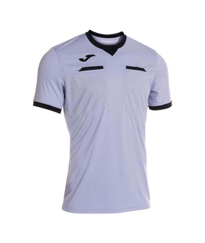 Camiseta Joma Referee Turquesa Negro Hombre