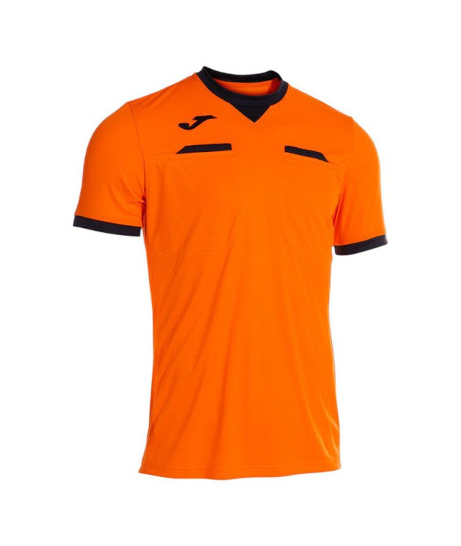 Camiseta Joma Referee Naranja Negro Hombre