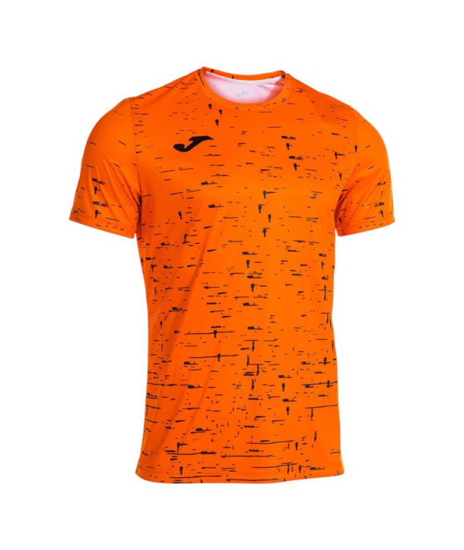 Camiseta Joma Pro Team Naranja Negro Hombre
