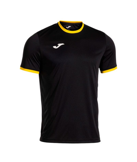 Camiseta Joma Combi Premium Negro Amarillo Niño