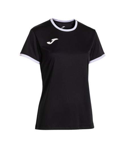 Camiseta Joma Combi Premium Negro Blanco Mujer