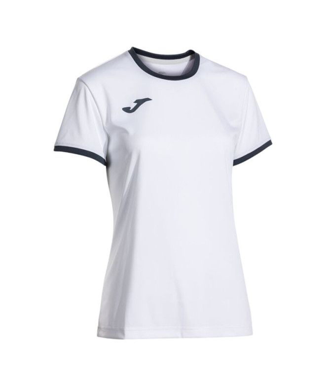 Camiseta Joma Combi Premium Blanco Dark Navy Mujer