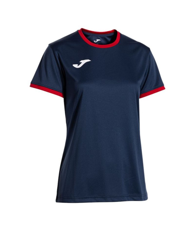 Camiseta Joma Combi Premium Marino Rojo Mujer