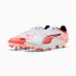Botas de Fútbol Puma Ultra 5 Play Fg/Ag Hombre Blanco/Naranja