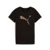 Camiseta Puma Graphics Floral Cat Mujer Negro