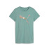Camiseta Puma Graphics Floral Cat Mujer Verde