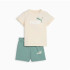 Chándal Puma Minicats Essentials Bebés Beige/Verde