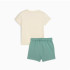 Chándal Puma Minicats Essentials Bebés Beige/Verde