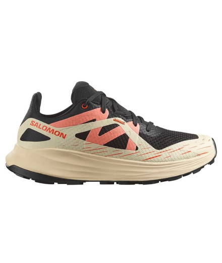 Zapatillas de Trail Salomon Ultra Flow Mujer Negro/Coral