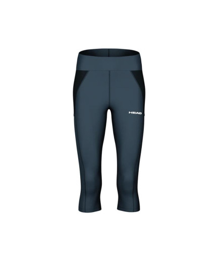 Mallas de Pádel Head Tech 3/4 Tights Mujer Azul Marino