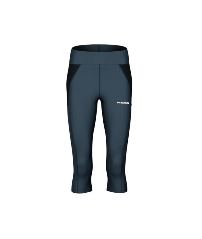 Mallas de Pádel Head Tech 3/4 Tights Mujer Azul...
