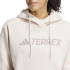 Sudadera de Montaña adidas Terrex Multi Large Logo y Mujer Marrón Claro