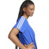 Camiseta adidas Essentials 3-Stripes Mujer Azul
