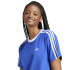 Camiseta adidas Essentials 3-Stripes Mujer Azul