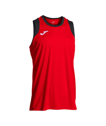 Camiseta Joma Cancha Rojo Negro Niño